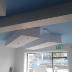 Floating block ceiling lights