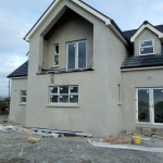 Finished dry lining house