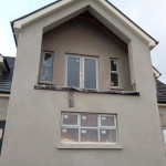 Balcony with double doors
