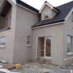 New house with balcony