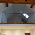 House with glass balcony